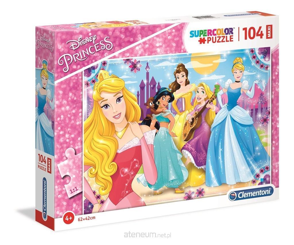 CLEMENTONI Puzzle Disney Prinzessinnen MAXI 104 Teile