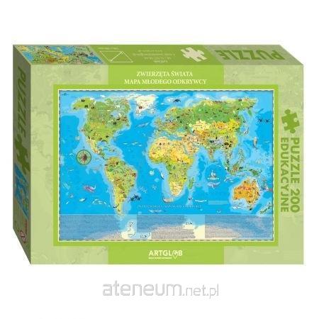 Puzzle 200 - Tiere der Welt f?r junge Entdecker