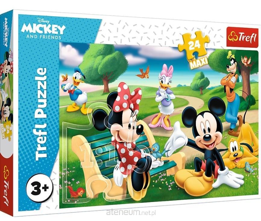 Trefl Maxi 24 Teile Mickey Mouse in einer Gruppe von Freunden 3+