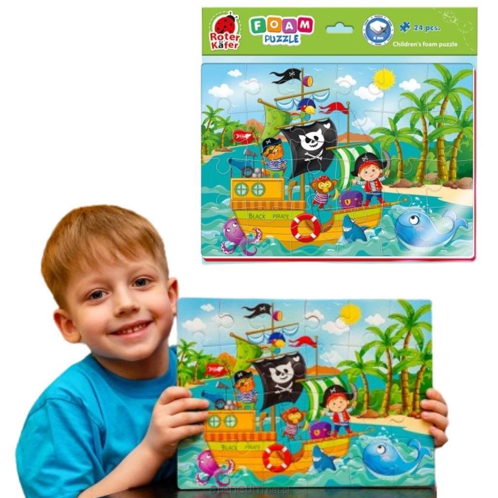 Soft A4-Puzzle Lustige Bilder Piraten RK6020-07