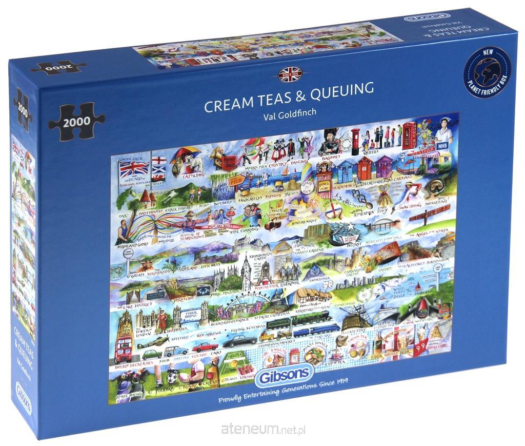 GIBSONS Puzzle Cremetees und ihre Klassifizierung 2000 Teile