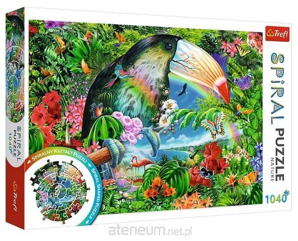 Spiralpuzzle 1040 T Tropische Tiere 68x48cm