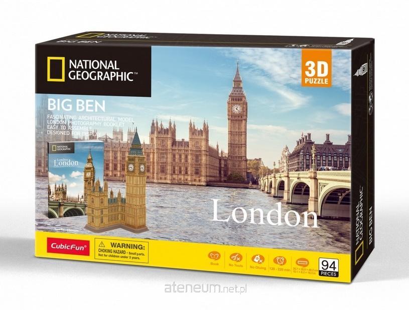 CUBICFUN 3D-Puzzle National Geographic: Big Ben 94 d?lk?