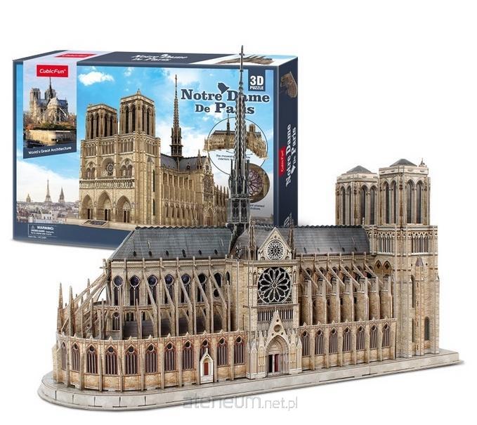 CubicFun 3D Puzzle Frankreich Notre Dame de Paris (Gro?e) Architekturmodellbaus?tze Gotische Kirche Modellbau Geschenk f?r Erwachsene, 293 St?ck