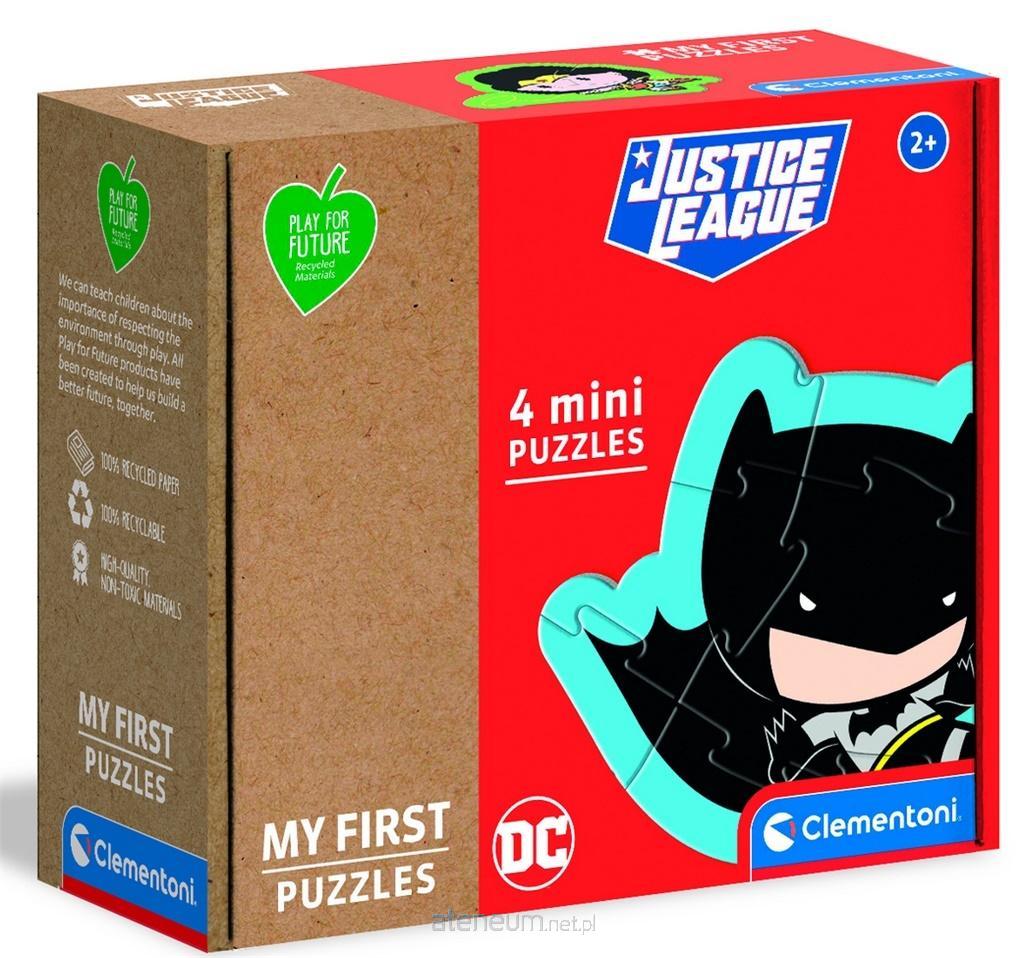 CLEMENTONI Play For Future My First Justice League Puzzle: Superhelden 4in1 (3,6,9,12 Teile)