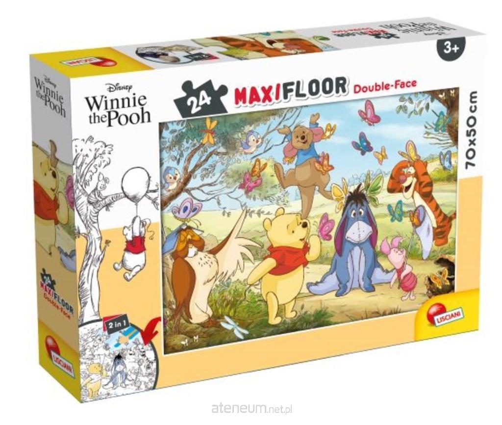 Doppelseitige Maxi 24 Winnie the Pooh Bodenpuzzle
