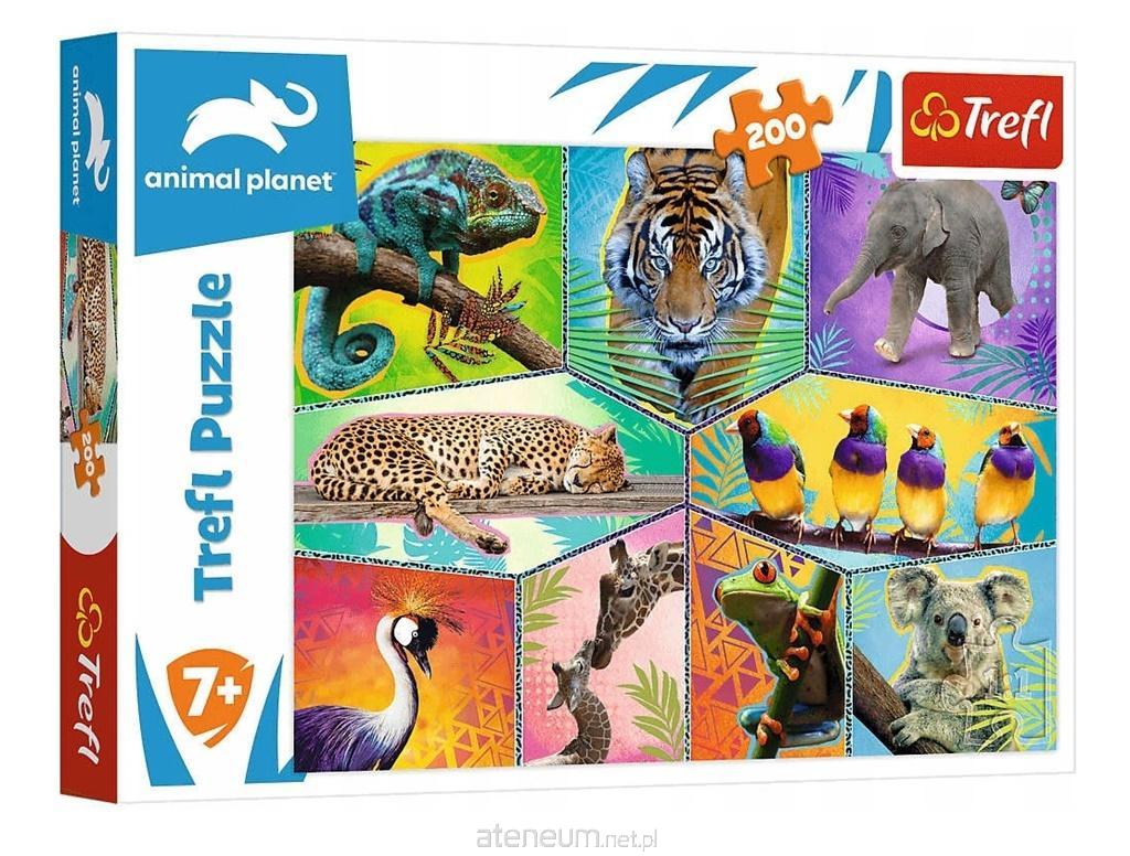 TREFL Puzzle Animal Planet: Sv?t exotick?ch zv??at 200 d?lk?