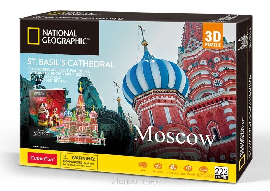 CUBICFUN 3D-Puzzle National Geographic: Der Tempel von Vasil dem Seligen 224 Teile