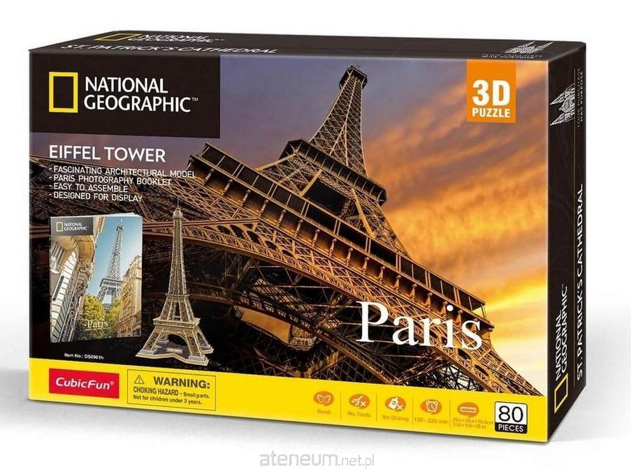 Cubic Fun 3D-Puzzle Eiffel Tower 80-teilig