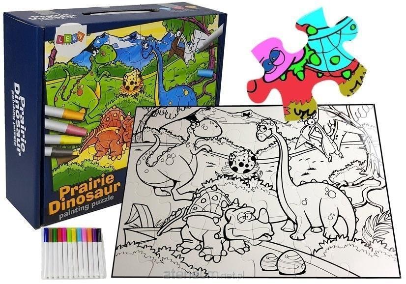 Dinosaurier Dino Tierpuzzle Kinderpuzzle Malpuzzle Puzzle 24 Teile, Gr??e:UNIVERSAL