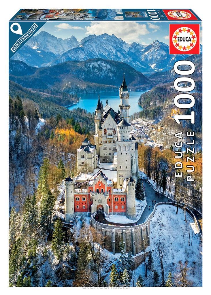 EDUCA - Puzzle - 1000 Erde von oben Neuschwanstein