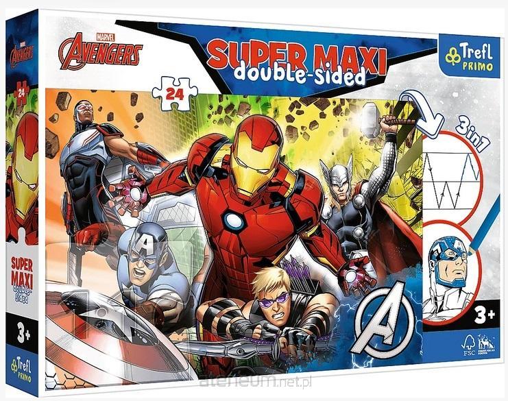TREFL Oboustrann? puzzle Avengers SUPER MAXI 24 d?lk?