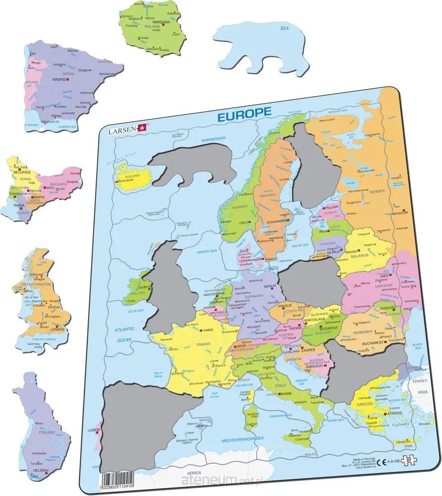 Puzzlespiel Politisches Europa Maxi