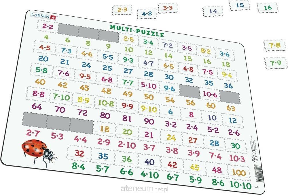 Larsen Puzzle Multiplikationsaufgaben 58-tlg.