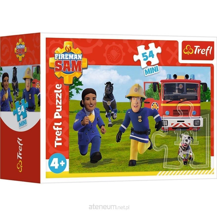 Puzzle 54 Mini-Feuerwehrmann Sam in Bereitschaft 3 TREFL