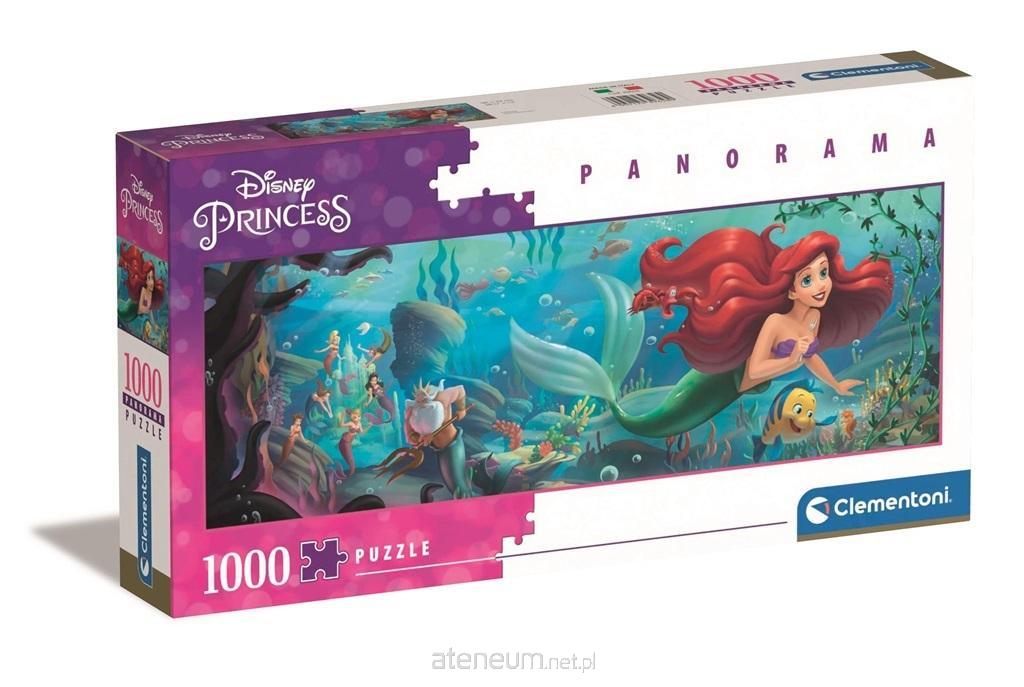 Clementoni Panorama Puzzle Disney Prinzessin, 1000st.