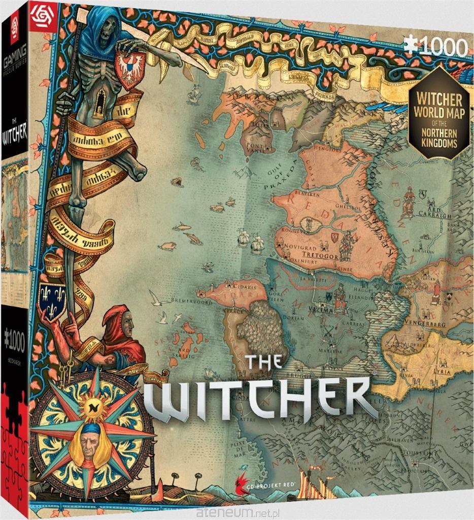 Good Loot The Witcher 3 Das Puzzle Der Nördlichen Königreiche 1000 Teile Mehrfarbig One Size