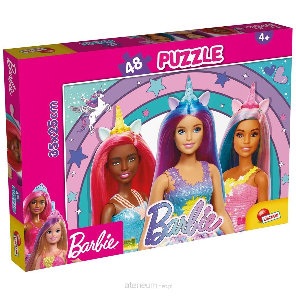 Puzzle dwustronne 48el Barbie Magisches Einhorn 99436 LISCIANI