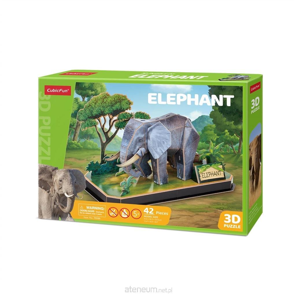 Puzzle 3D Tierfreunde Elefant - 42 Teile