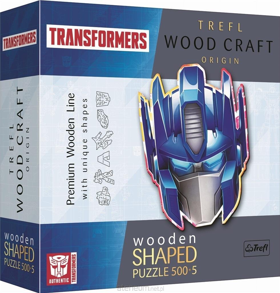 Trefl 20195 Wood Craft Sonderform Transformers 500+5 Teile Holzpuzzle