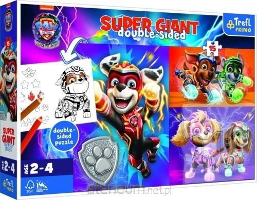 Puzzle 15 Teile GIANT Magnificent Team Paw Patrol