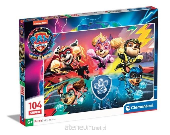 Puzzle 104 elementy Psi Patrol The Mighty Movie