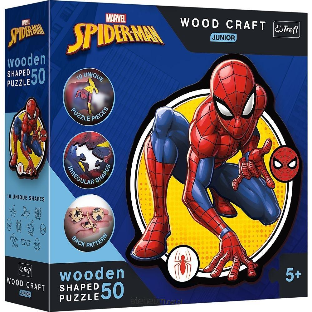 TREFL 50el Holz-Puzzle Spiderman