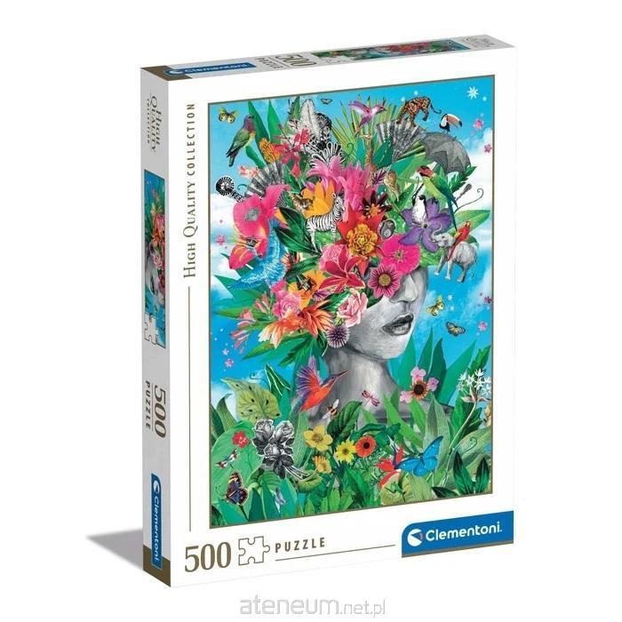 Puzzle 500 HQ Kopf im Dschungel