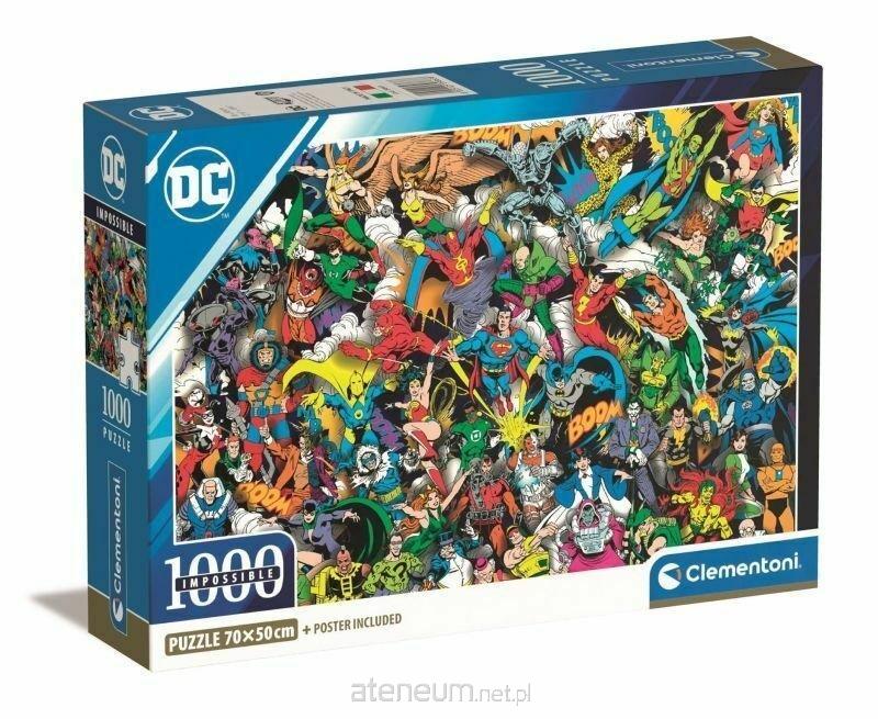 Clementoni DC Comics Impossible, 1000 St?ck(e), Comics, 18 Jahr(e)