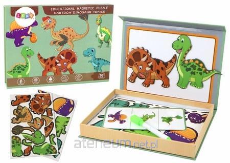Magnetische Puzzles mit Dinosaurier-Thema