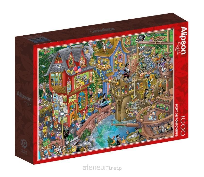 Alipson Puzzle Steve Skelton - Hafen von Pontcheffs - 1000 Teile