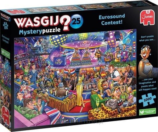 Jumbo Spiele 1110100019 Wasgij Mystery 25 Eurosound Contest! 1000 Teile Puzzle