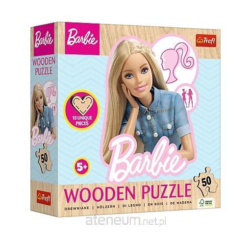 Puzzle 50 h?lzerne Kontur Puzzle Barbie's Favourite Fashion 20282