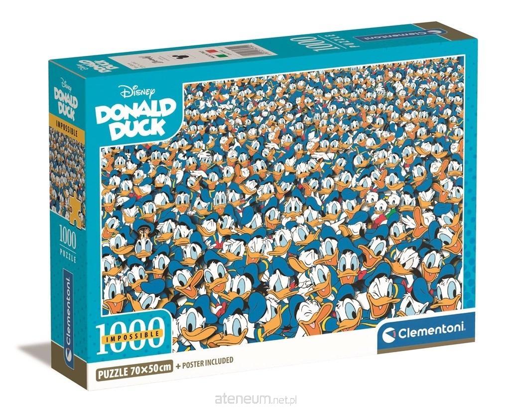 Clementoni Impossible Puzzel Disney Donald Duck 1000 Stukjes