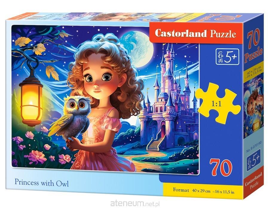 Puzzle 70 Prinzessin mit Eule CASTOR
