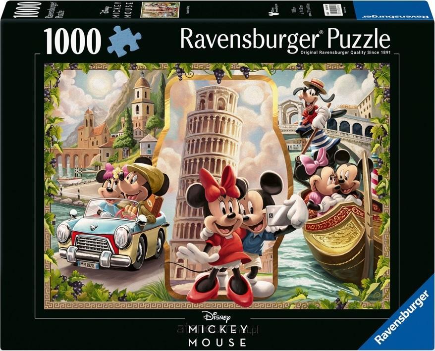 Puzzle 1000 Disney-Klassiker Mickey und Minis Urlaub