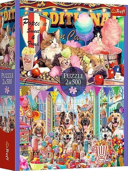 trefl-puzzle-2x500-flauschige-freunde-von-trefl-5900511374957