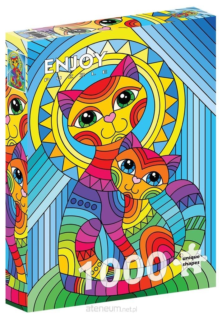 Enjoy Puzzle Inseparable Cat and Kitten (1000)