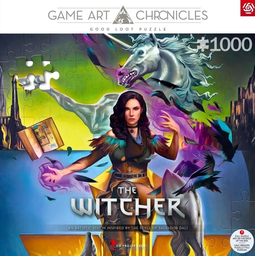 Puzzle 1000 The Witcher: Yennefer und Salvador Dali