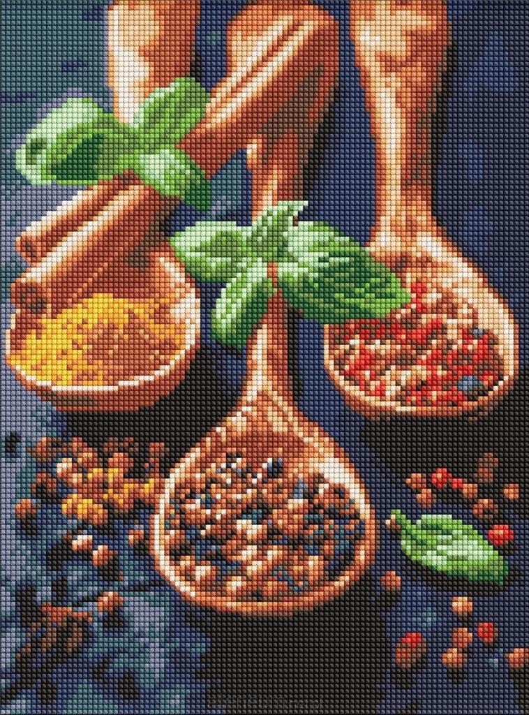 Malen nach Zahlen - Gew?rze 30x40cm - 4823104361817