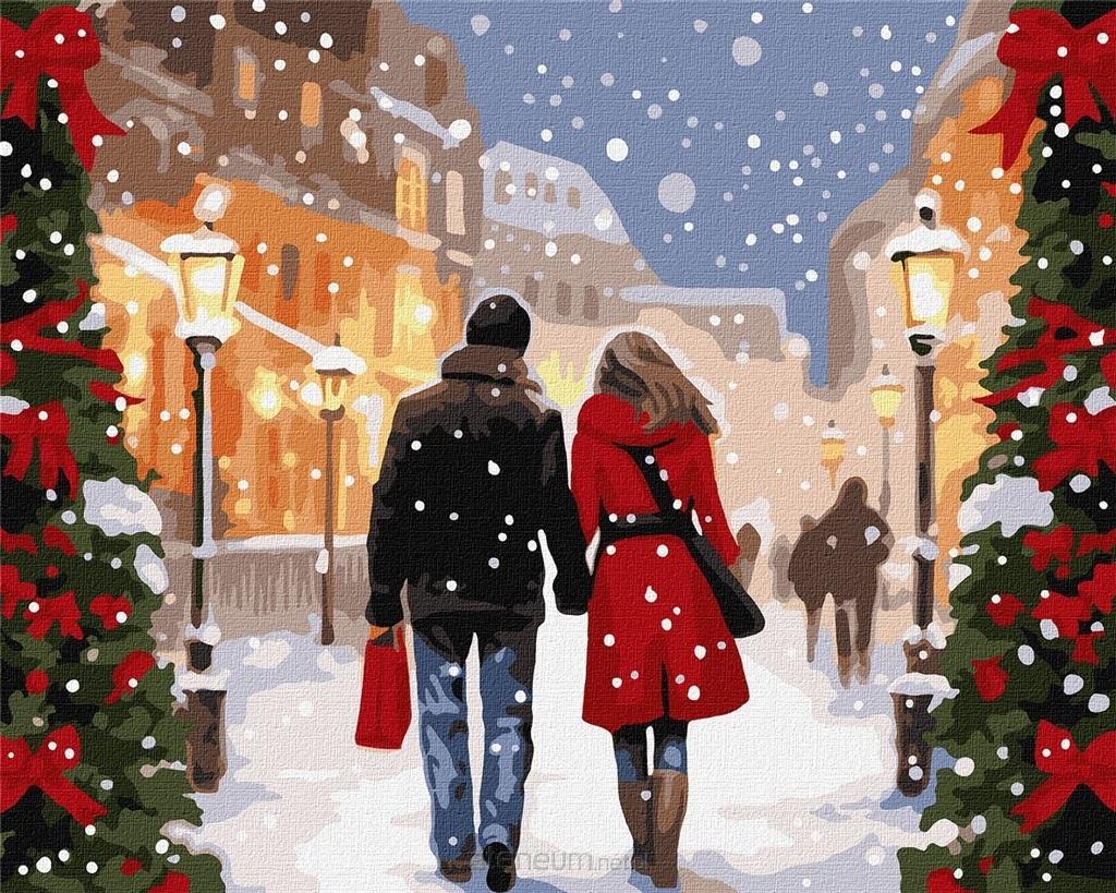 Malen nach Zahlen - Weihnachtsstimmung 40x50 - 4823104352167