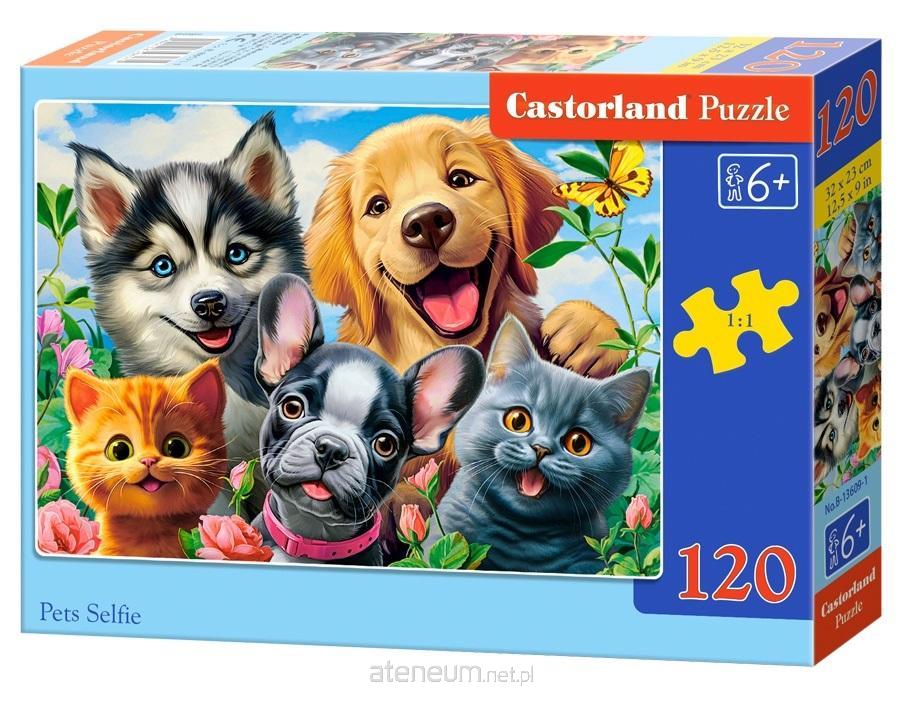Puzzle 120 Haustiere Selfie CASTOR
