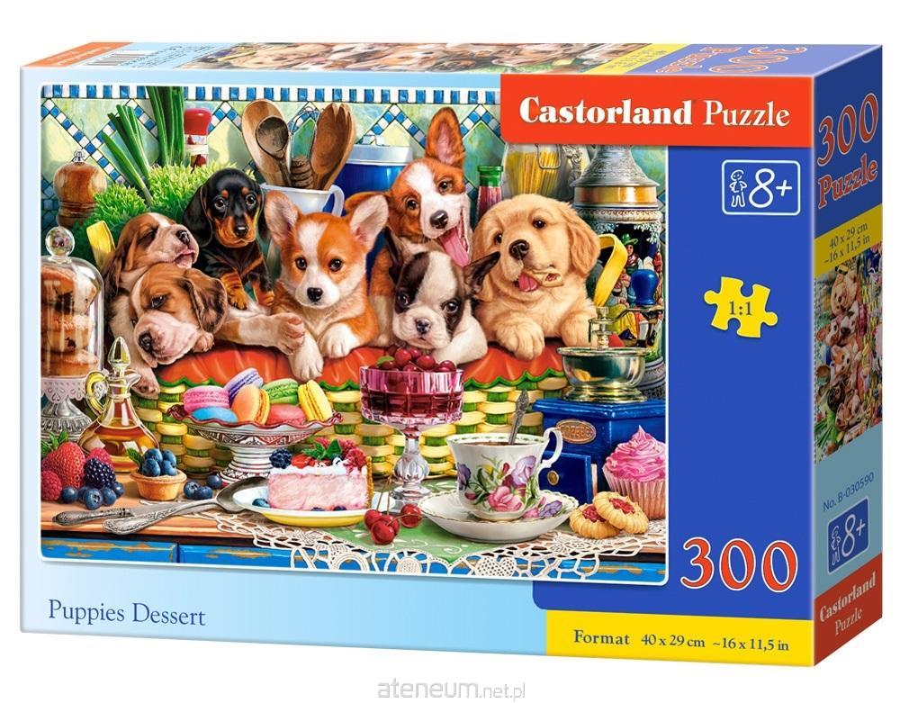 Puzzle 300 Welpen Dessert CASTOR