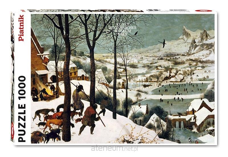 PIATNIK Puzzle - Bruegel - Jäger im Schnee 1000 Teile