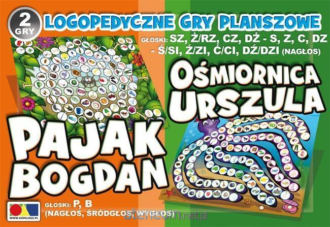 KOMLOGO  2 Spiele Urszula der Oktopus/Bogdan die Spinne 5900238482843