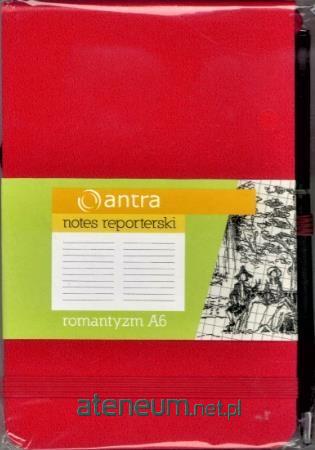 Antra  Reporter-Notizbuch A6Line Romantik Rot ANTRA 5904210044593