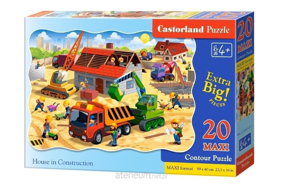 Castorland  Puzzle 20 maxi - Haus im Bau CASTOR 5904438002412