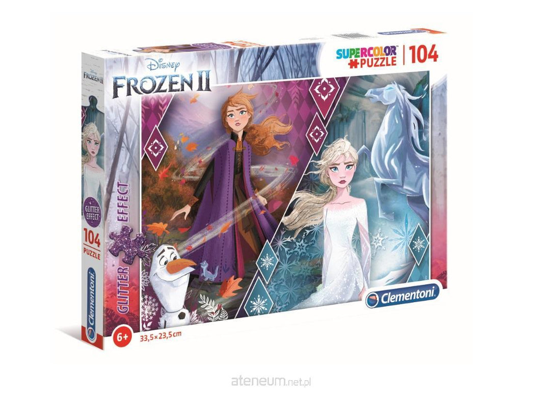 Clementoni  Puzzle 104 Brokat Frozen 2 Glitter 8005125201631