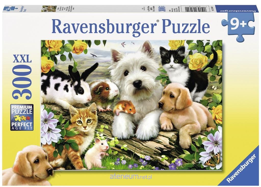 Ravensburger  Puzzle 300 glückliche Tiere XXL 4005556131600