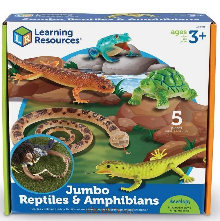 Learning Resources  Große Figuren. Reptilien und Amphibien. 1er-Set, 5-tlg. 765023008388